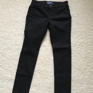Old Nave Black Jeans -girls 10 slim